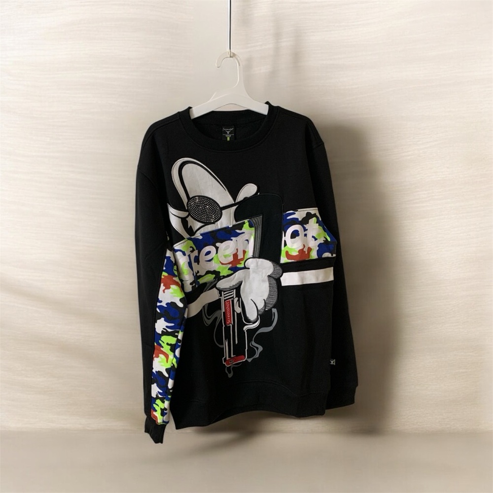 Screenshot men’s Black Graphic Sweatshirt